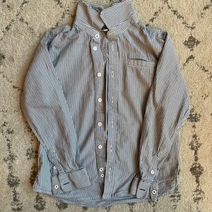 Jacadi blue striped blouse